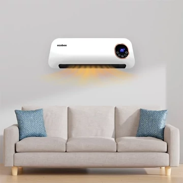 Digitális fali hősugárzó távirányítóval - 1000/2000W