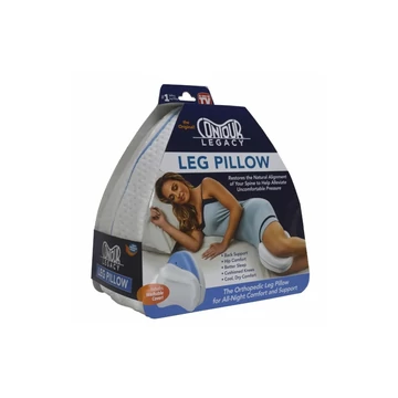 Ergonomikus, memóriahabos lábpárna, a kényelmes alvásért / térd- és lábtámasztó ortopéd párna